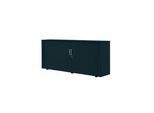 Rollladenschrank, 2 OH, 1teilig, mit Mitteltrennwand, B 1600 mm, graphit