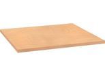 Tischplatte, 800 x 800 mm, Buche natur