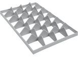 Fachwerkeinsatz FW 1192-1 unten, PE-HD, grau