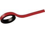 Schäfer Shop Select Magnetstreifen, beschriftbar, L 1000 x B 10 mm, 2 Stück, rot