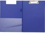 Schreibmappe Maul MAULpoly, A4, Innentasche, Stifteschlaufe, Klemmweite 8 mm, aufhängbar, L 320 x B 228 x H 13 mm, Karton/Polypropylen, recycelbar, blau