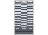 Karten-Sortiertafeln Eichner 9219 Serie, 1 – bis 3-reihig lieferbar, 3-spaltig, H 1350 x B 720 mm