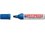 edding 500, m. Keilspitze 2-7 mm, blau, 10 Stück