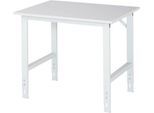 Arbeitstisch, Melamin-Platte, B 1000 x T 800 x H 760-1080 mm