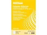 Schäfer Shop Select Wetterfeste Etiketten, 70 x 37 mm, transp. matt, 20 Blatt