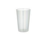 Trinkbecher Papstar, Mehrweg, 0,3 l, Ø 78 x H 118 mm, mit Füllstrich, unzerbrechlich, spülmaschinengeeignet, PP, transluzent, 25 Stück