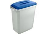 Wertstoff-Sammelbehälter, 60 l, mit Deckel, blau