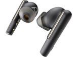 Poly Earbuds Voyager Free 60+ UC, Bluetooth, Noise Cancelling, schwarz, Standard-Etui