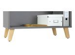 Holzfüße für Schrank Start Off Wood mit bis zu 4 Ordnerhöhen, jeweils H 135 mm, 4 Stück