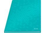Notizbuch Leitz WOW, Format A4, 80 karierte Blatt, Hardcover-Einband, FSC®-zertifiziert, eisblau