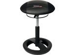 Hocker Sitness RS Bob, bewegliches Sitzen, höhenverstellbar, ergonomisch, schwarz/schwarz