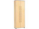 Schäfer Shop Select Aktenschrank Moxxo IQ, Holz, 5 Böden, 6 OH, B 801 x T 362 x H 2166 mm, abschließbar, Ahorn-Dekor