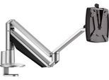 Monitorarm Novus CLU II C, für 1 Monitor bis 7 kg, mit Tischbefestigung, neig/schwenk/höhenverstellbar, silbern/anthrazit