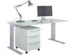 Schäfer Shop Select Büromöbelset 2-tlg. Moxxo IQ Schreibtisch B 1600 x T 800 mm, C-Fuß