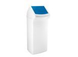 Wertstoffsammler Flip, 40 Liter, mit Deckel, blau