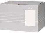 Elba Archivcontainer Tric, bis A4, Frontklappe, B 473 x T 325 x H 360 mm, Wellpappe, grau, 10 Stück