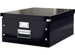 LEITZ® Ablage- und Transportbox Serie Click + Store, groß, für DIN A3, schwarz