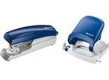 LEITZ® Bürolocher 5005 + Heftgerät 5500 SET, blau