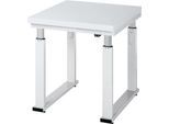 Arbeitstisch Serie adlatus 600, 750 x 900 x 740-1140 mm, Hartlaminat-Platte