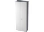 Aktenschrank TOPAS LINE, 6 Ordnerhöhen, B 800 mm, graphit/weiß