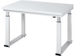 Arbeitstisch Serie adlatus 600, 2000 x 900 x 740-1140 mm, Hartlaminat-Platte