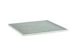 Stahlgitterrost für PE-Palettenauffangwannen CEMO 220/4 und 400/4, B 1200 x T 1200 x H 30 mm, bis 1200 kg