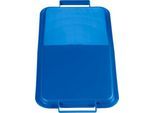 Deckel für Abfallbehälter 60 Liter, blau