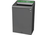 Rubbermaid Recyclingstation Configure, für Glas, mit Magnetverbindung, B 495 x T 610 x H 975 mm, 125 l, grün