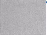 Akustik-Pinboard Board Up, Absorptionsklasse C, Stärke 24 mm, Textil & Recycling-PET, grau, B 500 x H 750 mm