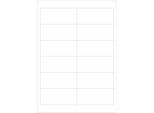 Schäfer Shop Select Universal-Etiketten, 97,0 x 42,3 mm, Permanentkleber, 1200 Stück