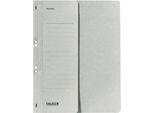 FALKEN Ösenhefter, für DIN A4, halber Deckel, 1 Stück, grau
