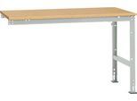 Manuflex Ansatztisch UNIVERSAL Standard, Tischplatte Multiplex, 1500x1000, lichtgraz
