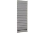 Werkstattplaner Eichner, 2-bahnig, 15 Schienen, für bis zu 30 Auftragstaschen des Formates A5, B 554 x H 1315 mm, Kunststoff, grau