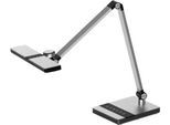 Hansa Nimbus LED-Tischlampe, stufenlos dimmbar, mit Touch-Bedienung, silber