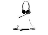 Headset Jabra BIZ 2400 USB Duo MS, für Microsoft Lync, FreeSpin™-Mikrofonarm, Geräuschunterdrückung, Duo-Ausführung