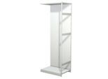 Leerregal PROGRESS 500 T, Anbaufeld, mit Rückwand, H 2600 x B 960 x T 640 mm