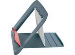 Laptopständer Leitz Ergo Cosy, für Laptops von 13" bis 17", höhenverstellbar, faltbar, B 312 x T 247 x H 50 mm, grau