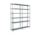 Steckregal, H 2300 x B 2000 x T 350 mm, verzinkt