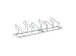 Bügelparker WSM, 1-seitig, für Reifen bis B 55 mm, B 2100 x T 538 x H 415 mm, Stahl feuerverzinkt, 6 Einstellplätze, zerlegt
