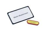 Magnet-Namensschilder, schwarz, 10 St.