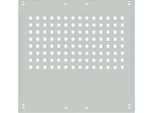 Seitenblende, f. Arbeitstische Universal Spezial/Ergo, f. Tiefe 800 mm, B 592 x H 628, lichtgrau RAL 7035