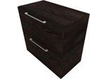 Hängeregisterschrank SOLUS PLAY, 2 Ordnerhöhen, B 800 x T 440 x H 748 mm, Mooreiche