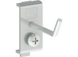 Haken R1 für Arbeitstisch TRESTON Quick Edge, bis 10 kg, ESD-leitfähig, reinraumgeeignet, Ø 4 x L 50 mm, Stahl galvanisiert, 5 Stück