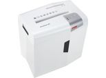 Aktenvernichter HSM shredstar X5, Sicherheitsstufe 4, Partikelschnitt 4,5 x 30 mm, 5 Blatt, weiß-silber