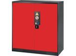 Chemikalienschrank Asecos CS-CLASSIC, Flügeltür, 2 Böden, 1055x520x1105 mm, verkehrsrot