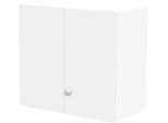 Schäfer Shop Genius Aufsatzschrank TETRIS WALL, 2 Ordnerhöhen, Türanschlag rechts, B 800 x T 440 x H 740 mm, weiß