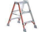 Tritt aus Aluminium, 3 Stufen