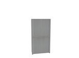 Querrollladenschrank, zweiteilig, B 1200 mm, 6 OH, silber