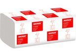 KATRIN Z-Falthandtücher, weiß, 2-lagig, 2 x 18 g/m², 244 x 230 mm, Handy-Pack mit erg. Griff, 4000 Stück