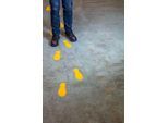 Stellplatz-Markierung Durable, selbstklebend in Fuß-Form, für Böden, 5 Paar